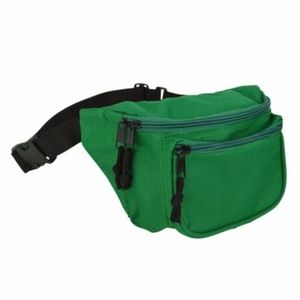 DALIX Fanny Pack with 3 Pockets Blue Black Maroon